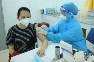 Huyện Gò Dầu triển khai tiêm hơn 65.700 liều vaccine phòng Covid- 19