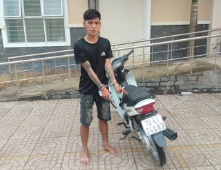 Công an phường Ninh Sơn: Bắt đối tượng nghiện ma túy trộm cắp xe mô tô