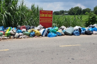 Bến Cầu: Chậm thu gom rác thải, gây ô nhiễm môi trường