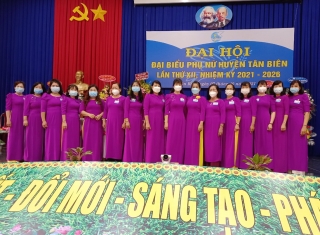 Tân Biên tổ chức Đại hội Đại biểu Phụ nữ huyện lần thứ XII nhiệm kỳ 2021- 2026