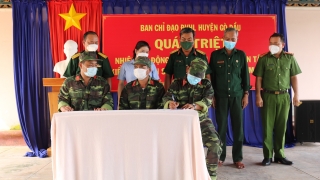 Huyện Gò Dầu quán triệt nhiệm vụ động viên huấn luyện, diễn tập, kiểm tra sẵn sàng động viên lực lượng quân nhân dự bị năm 2021