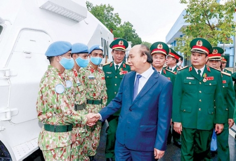 Tuyên dương các tập thể, cá nhân trong hoạt động gìn giữ hòa bình Liên hiệp quốc