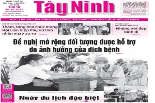 Điểm báo in Tây Ninh ngày 20.10.2021