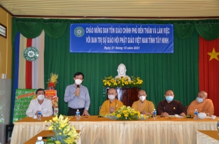 Ban Tôn giáo Chính phủ:  Thăm và làm việc tại Tây Ninh
