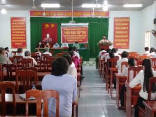 Đại hiểu HĐND tỉnh, huyện tiếp xúc cử tri tại xã Phước Đông