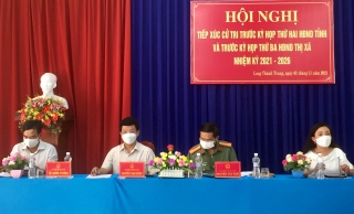 Đại biểu HĐND tỉnh tiếp xúc cử tri phường Long Thành Trung