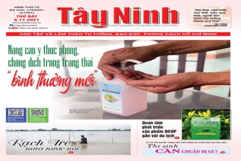 Điểm báo in Tây Ninh ngày 06.11.2021