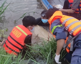 Tìm được thi thể nạn nhân đuối nước tại cầu Quan, phường An Hòa, thị xã Trảng Bàng