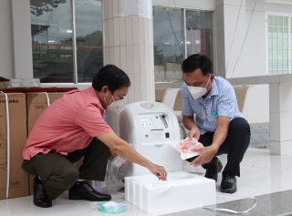 Tây Ninh tiếp nhận vật tư y tế từ Tập đoàn Phương Trang