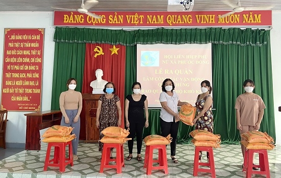 Nhiều họat động hỗ trợ hội viên, người dân khó khăn do ảnh hưởng dịch Covid-19