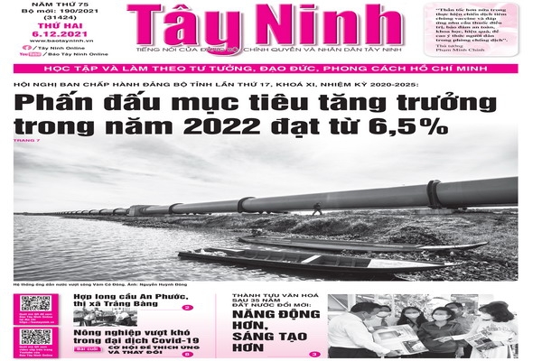 Điểm báo in Tây Ninh ngày 06.12.2021