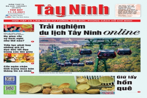 Điểm báo in Tây Ninh ngày 11.12.2021