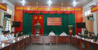 Đảng ủy Quân sự huyện Dương Minh Châu: Họp phiên cuối năm 2021