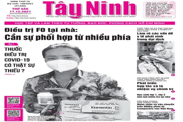 Điểm báo in Tây Ninh ngày 17.12.2021