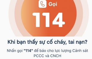 Công an Tây Ninh: Triển khai app báo cháy 114