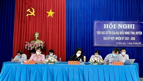 Tiếp xúc cử tri xã An Bình và Thanh Điền huyện Châu Thành