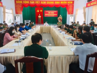 Thị xã Hòa Thành: Hiệp đồng chốt quân số giao quân năm 2022