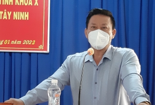 Chủ tịch UBND tỉnh Nguyễn Thanh Ngọc tiếp xúc cử tri xã Thạnh Tân, thành phố Tây Ninh