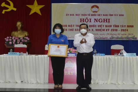 Hội nghị Uỷ ban Mặt trận Tổ quốc Việt Nam tỉnh lần thứ 6, khoá X, nhiệm kỳ 2019-2024