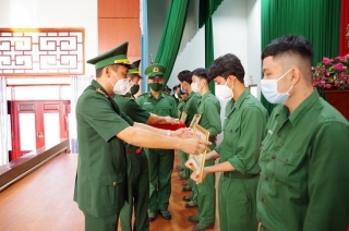 BĐBP tỉnh Tây Ninh:  Tiễn quân nhân hoàn thành Nghĩa vụ quân sự tại ngũ năm 2022
