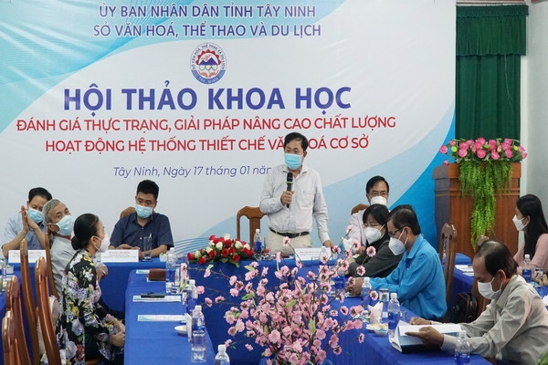 Nâng cao chất lượng hoạt động hệ thống thiết chế văn hoá cơ sở