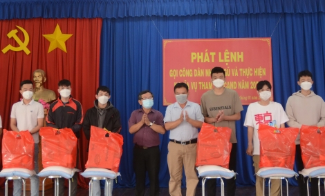 Thành phố Tây Ninh: Phát lệnh gọi công dân nhập ngũ