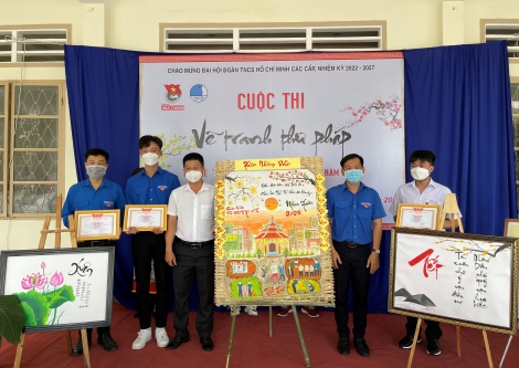 Cuộc thi Vẽ tranh thư pháp “Mùa xuân và tuổi trẻ” năm 2022.