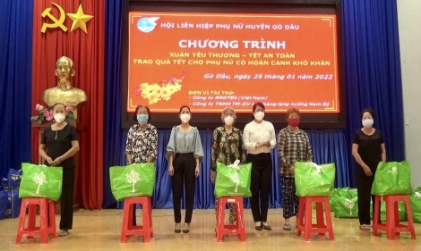 Gò Dầu tổ chức Chương trình “Xuân yêu thương- Tết an toàn” năm 2022