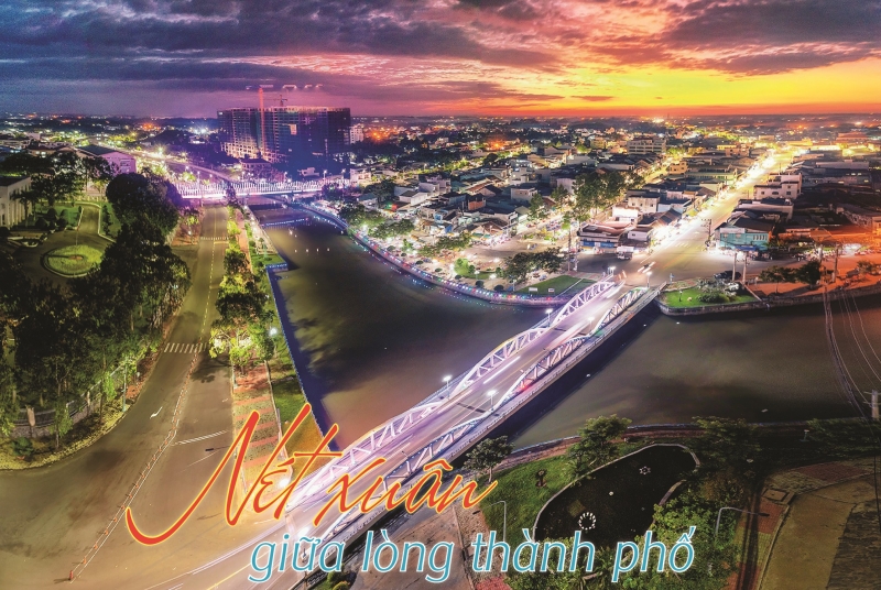 Nét xuân giữa lòng thành phố