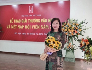 Nhà thơ Trần Nhã My được kết nạp vào Hội Nhà văn Việt Nam