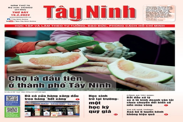 Điểm báo in Tây Ninh ngày 19.02.2022