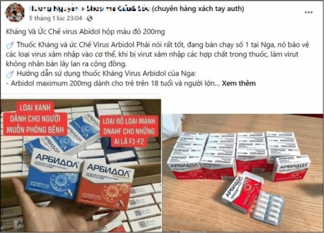 Cảnh báo thuốc kháng virus “xách tay”