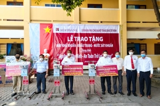 Chương trình “Agribank Tây Ninh – An toàn trở lại trường” đến với các trường học trên địa bàn phường An Tịnh