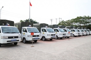 Công an Tây Ninh: Bàn giao xe ô tô tải chuyên dụng cho lực lượng Công an xã