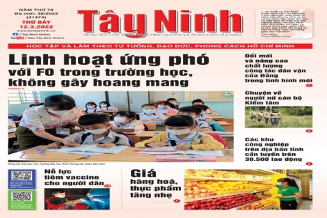 Điểm báo in Tây Ninh ngày 12.03.2022