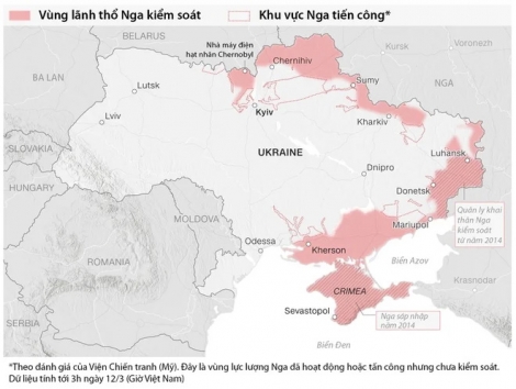 Dù chậm và tổn thất lớn, Nga vẫn giữ đà tiến tại Ukraine