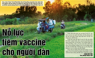 Nỗ lực tiêm vaccine cho người dân