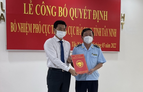Bổ nhiệm ông Võ Thành Ngoạn làm Phó Cục trưởng Cục Hải quan Tây Ninh