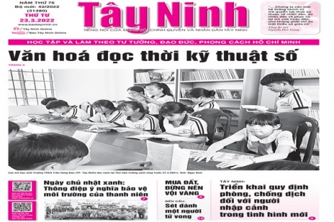 Điểm báo in Tây Ninh ngày 23.03.2022