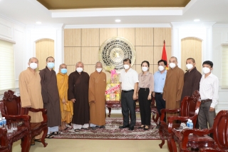 Phó Chủ tịch Thường trực UBND tỉnh: Tiếp Ban Trị sự Giáo hội Phật giáo Việt Nam tỉnh