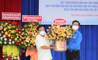 Hội nghị lấy ý kiến góp ý dự thảo văn kiện Đại hội Đoàn tỉnh Tây Ninh lần thứ XIV, nhiệm kỳ 2022–2027