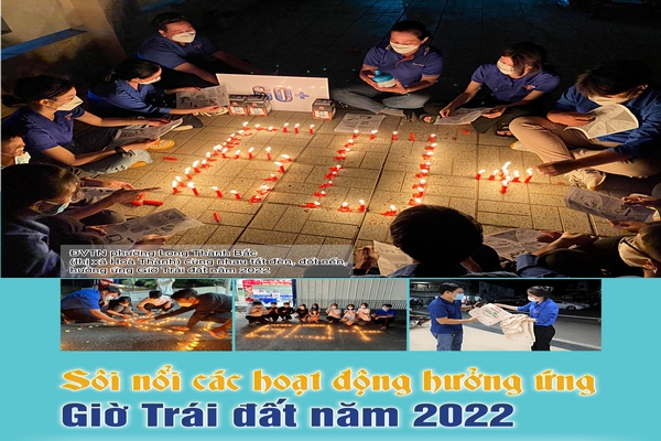 Sôi nổi các hoạt động hưởng ứng Giờ Trái đất năm 2022