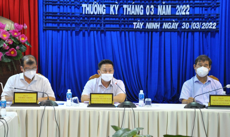 UBND tỉnh: Họp phiên thường kỳ tháng 3.2022, cho ý kiến một số nội dung quan trọng