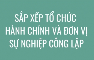 Sắp xếp tổ chức hành chính và đơn vị sự nghiệp công lập