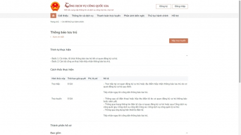 Nhiều tiện ích khi đăng ký cư trú, cấp căn cước công dân trên dịch vụ công trực tuyến