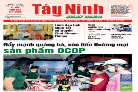 Điểm báo in Tây Ninh ngày 09.04.2022