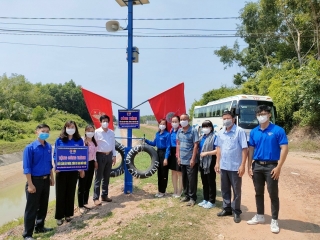 Thị đoàn Phú Mỹ tỉnh Bà Rịa - Vũng Tàu với hoạt động về nguồn nghĩa tình biên giới tại huyện Tân Biên