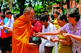 Tết mừng năm mới Chol Chnam Thmay của đồng bào Khmer ở Tây Ninh