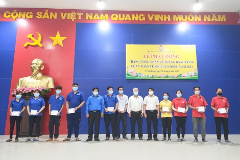 Trảng Bàng phát động Tháng công nhân và Tháng hành động về an toàn, vệ sinh lao động năm 2022