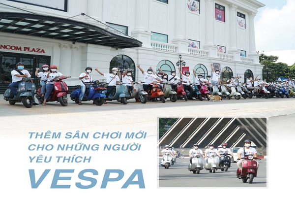 Thêm sân chơi mới cho những người yêu thích Vespa